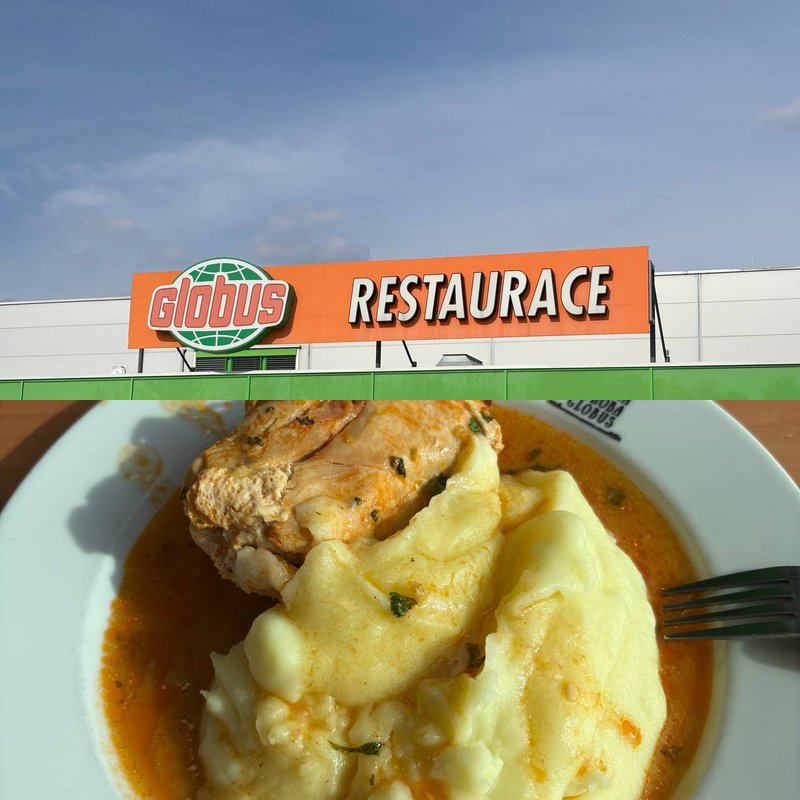 Globus Restaurace Havířov - kuře s kaší