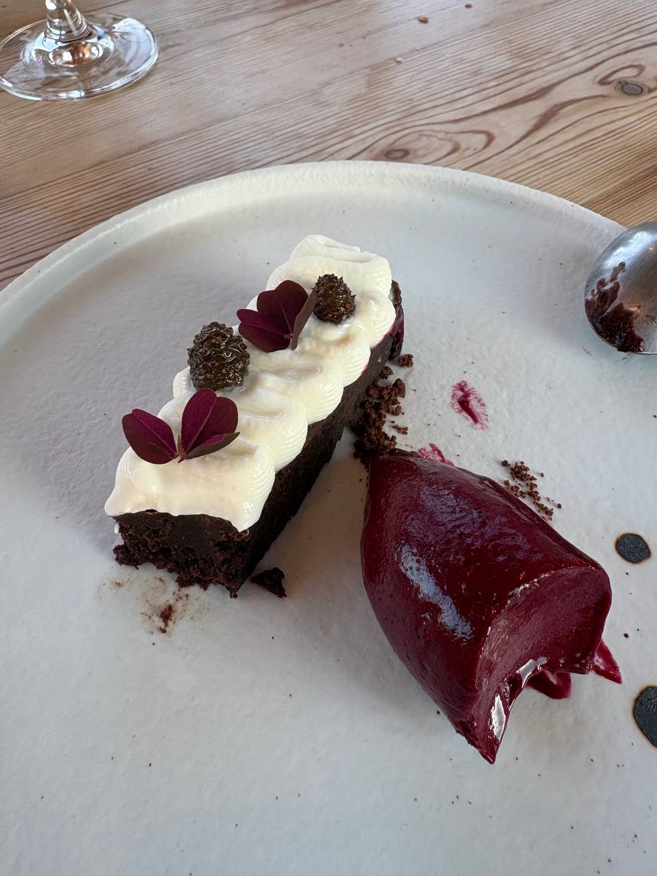 Závěrečný chod fine dining